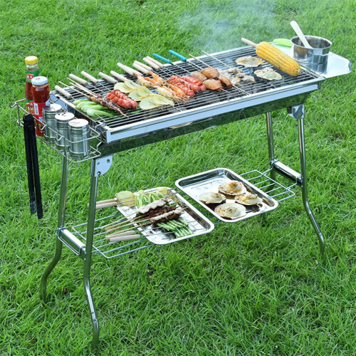 OUNONA Eisengrill mit Drahtgitter, 25,5 x 15 x 1,5 cm