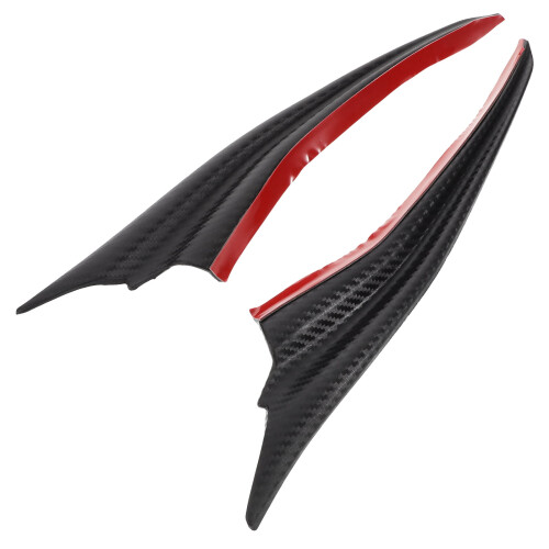 Black Front Spoiler Canards Universal 1 Pair