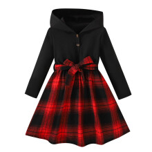 Mikilon girls cable knit mock neck sweater dress 5-14 years