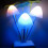 Mini veilleuse LED avec capteur, couleurs romantiques 4
