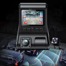 CheAAlet Dash Cam FHD1080P Fram och Interiör med Loop