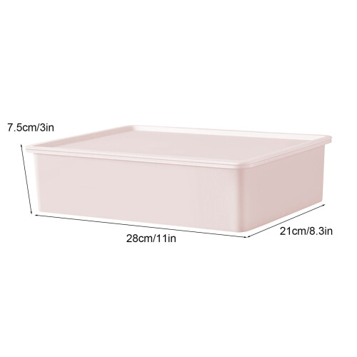 Water-Resistant Plastic Storage Drawers with Lids 2
