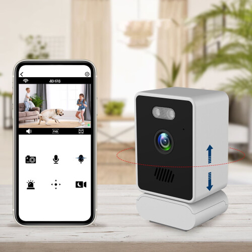 Κάμερα ασφαλείας εσωτερικού χώρου WiFi 720P με ανίχνευση κίνησης