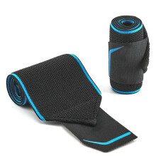 Muñequeras con soporte para el pulgar (paquete de 2, color azul)
