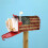 Magnetisk postkassedeksel til amerikansk flagg, 64 x 51 cm 7