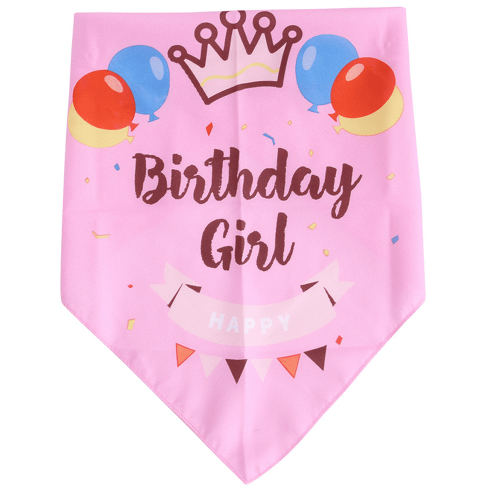 Bandana de algodão para cachorro com estampa sofisticada em formato de bumerangue.