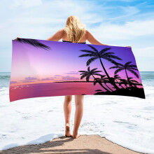 Toalha de praia de microfibra extra grande, 76 x 152 cm, à prova de areia.