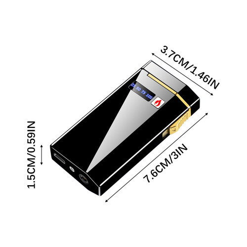 Επαναφορτιζόμενος ηλεκτρικός αναπτήρας USB με διπλό τόξο πλάσματος 2