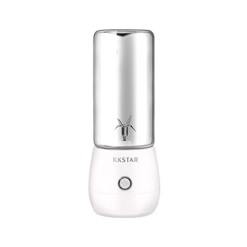 Mixeur portable rechargeable USB à 6 lames rose 1