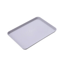 Bandeja rectangular para servir, ligera, apilable y libre de BPA.