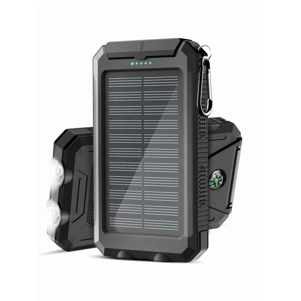 Solar Power Bank 10000Mah 5V2a Dual Usb Outdoor Charger 9329345433160
