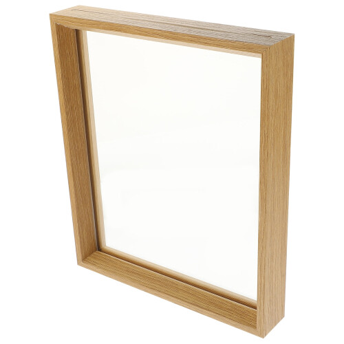 Square Khaki Acrylic Wood Photo Frame 1 Set