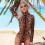 Damesbodysuit met lange mouwen en col, elastisch model 2