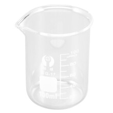 Glasbecher, Haushaltsmessbecher, 100 ml