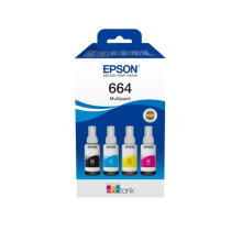 Epson 664 EcoTank (C13T66464A) blækrefillflasker multipakke, CMYK