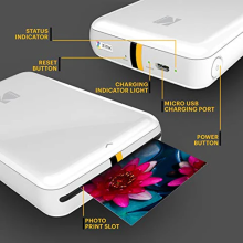 Kodak STEP Instant Mobil Fotoprinter Farve ZINK 2x3'' 1 sider/min., Bluetooth, Hvid