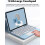Capa com teclado inteligente e fina para iPad Mini 6 de 8,3 polegadas. 4