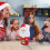 Röd jultomtepapperspiñata för skolevenemang 1-pack 7