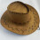 Denim Cowboyhatt Gul Polyester Bredbrättad Solhatt 1 ST 1