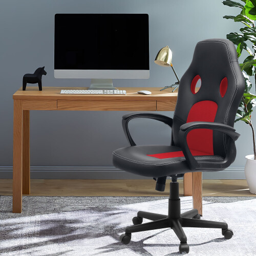 Gaming Chair Leather High Back Ergonomic Adjustable 1 1