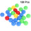 Colored Marbles Compatible with Hungry Game 120 pcs 3