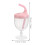 Copo de suco infantil com canudo rosa (1 unidade) 2