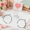 Conjunto de pulseiras combinando para mãe e filha com chaveiro 7