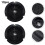 Active Charcoal Filter for Exhaust Hoods Round 1 Pack 5