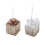 Kerstboomversiering strikken en ornamenten set 2
