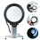 Lighted magnifying glass neck wearable handheld desktop 2