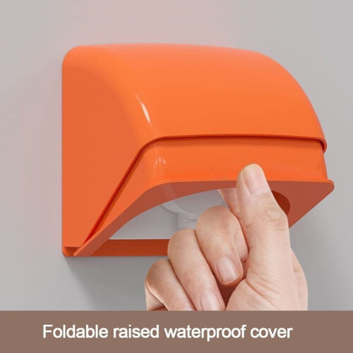 Outdoor Electric Plug Protective Cover Waterproof White 1