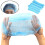 LNKOO non-woven clip cap hairnet 100 pcs blue 2