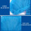 LNKOO non-woven clip cap hairnet 100 pcs blue 5