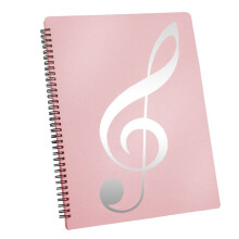 Sheet Music Folder, 60 Pages Capacity,Sheet Music/Holder,Fits Letter Size A4, Writable & Detachable ()
