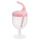 Copo de suco infantil com canudo rosa (1 unidade) 1