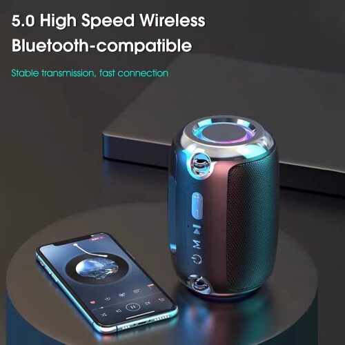 Lifetechs Bluetooth Speaker HiFi Stereo LED RGB Mini 2
