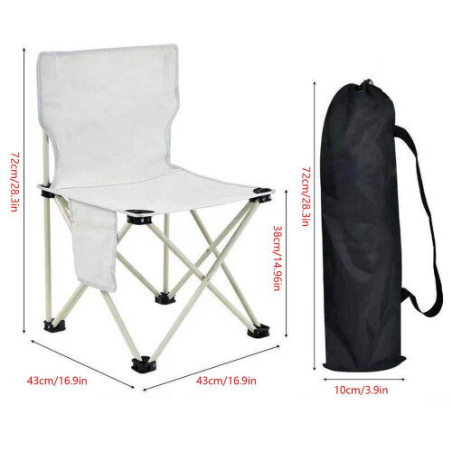 Folding Chair Portable Outdoor Lightweight Sturdy Frame 1