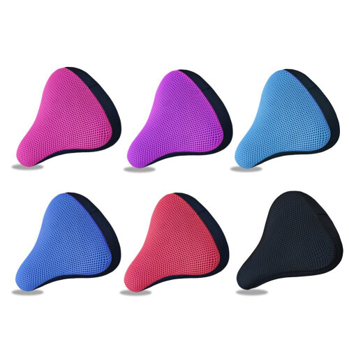 Bicycle Saddle Cover Soft Breathable 3D Mesh 20x23cm Light 2