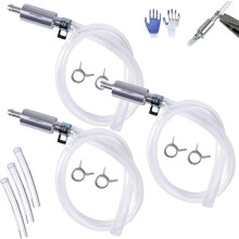 Brake Bleeder Hose with One-Way Valve 3 pcs