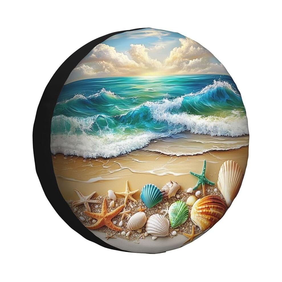 Baby Turtle Sea Spare Tire Cover For Rv Camper Suv Truck Silver 9023022046666
