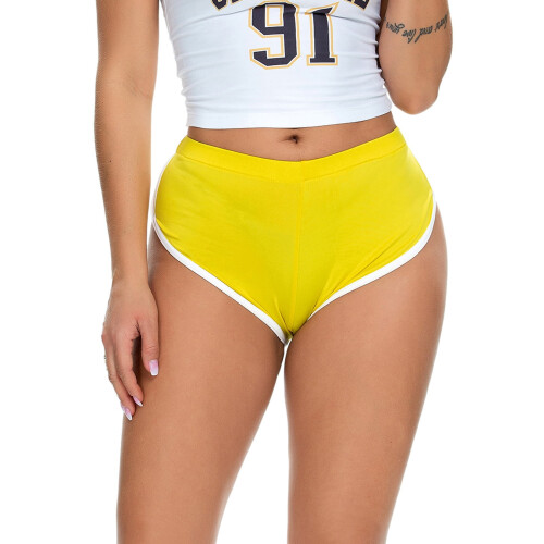 Dames zomershorts, stretch, yoga- en workoutshorts