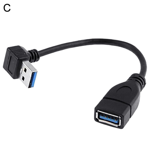 Καλώδιο επέκτασης Besufy USB3.0 τύπου A90 μοιρών με ορθή γωνία αρσενικού σε θηλυκό