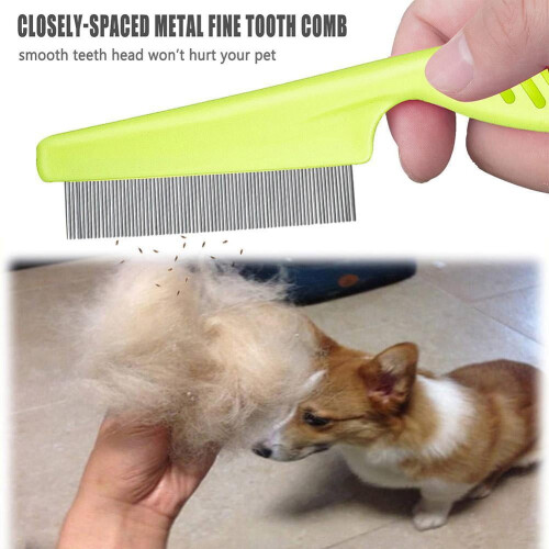 Pet flea comb for dogs and cats grooming tool 1
