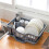 Kitchen Dish Drying Rack with Drain Tray and Utensil Holder 7
