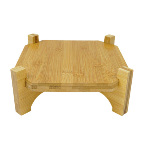 Drink Dispenser Stand Wooden Base Glass Jar Support 1