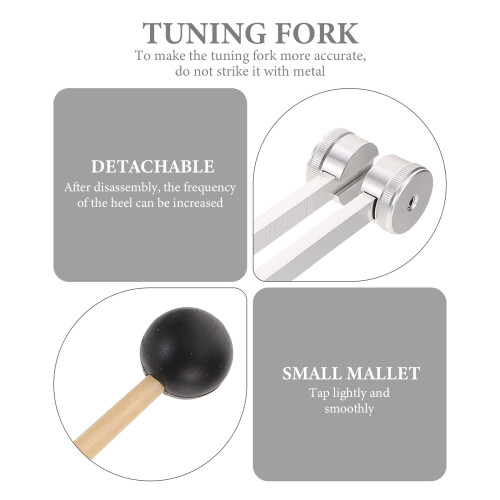 Tuning Fork Set 128Hz for Chakra and Stress Relief 2