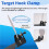 Small Miniature Inverted Target Metal Shooting Practice Targets Manual Reset Practice Targets 4