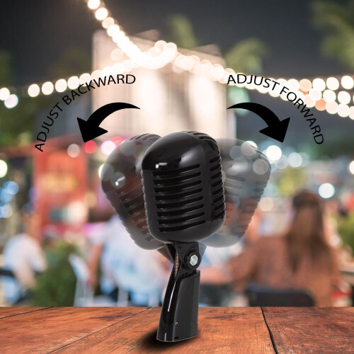 Pyle Pro Classic Retro Vocal Microphone Black 2