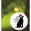 Black Labrador Christmas Ornament 2