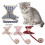 Cat Harness and Leash Set Adjustable Soft Escape-Proof Vest 1